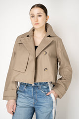 Rag & Bone Jamie Cropped Trench Coat in Sand Vancouver. Shop Online or in Store.