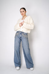 Rag & Bone Kaia Bouclé Cardigan in Off-White Vancouver. Shop Online or in Store
