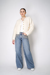 Rag & Bone Kaia Bouclé Cardigan in Off-White Vancouver. Shop Online or in Store