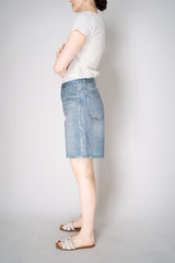 Rag & Bone "McKenna" Ponte Miramar Bermuda Shorts in Light Denim Print Vancouver. Shop Online or in Store