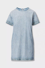 Rag & Bone Miramar Kelly T-shirt Dress in Mid Blue Wash Vancouver. Shop Online or in Store.