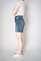 Rag & Bone Miramar Terry Cloth "Kaia" Shorts in Dark Blue Denim Print Vancouver. Shop Online or in Store