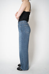 Rag & Bone Miramar Terry Cloth Wide Leg "Petra" Pants in Dark Blue Wash Vancouver. Shop Online or in Store.