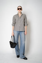 Rag & Bone Miramar Terry Cloth Wide Leg "Scarlet" Pants in Medium Blue Wash Vancouver. Shop Online or in Store.