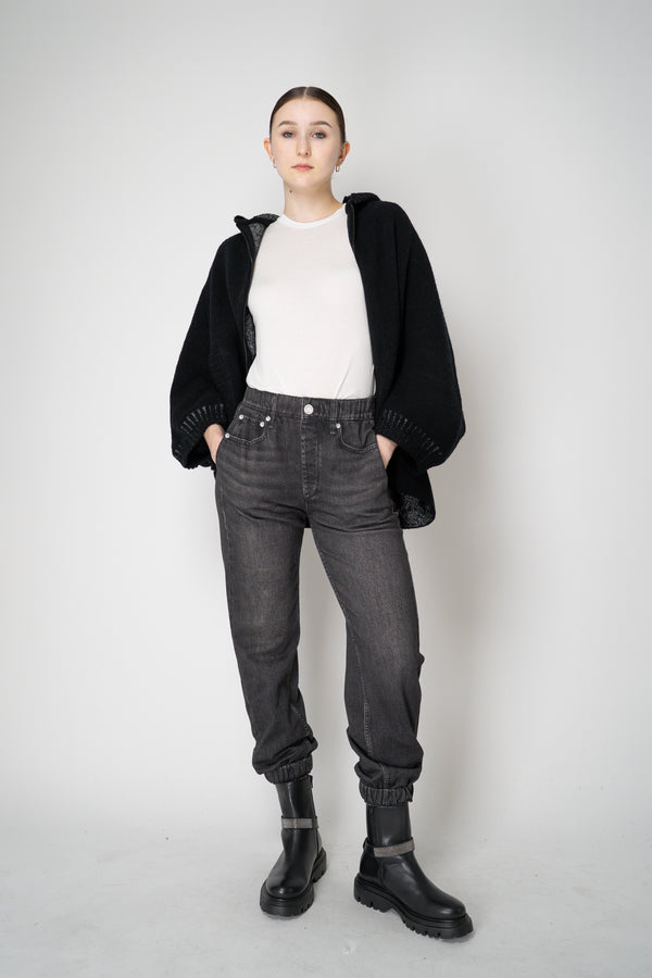 Rag & Bone Miramar Terry Jogger Pant in Faded Black Vancouver. Shop Online or in Store.
