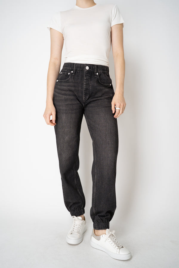 Rag & Bone Miramar Terry Jogger Pant in Faded Black Vancouver. Shop Online or in Store.