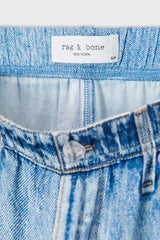 Rag & Bone Murray Miramar Pull-On Lounge Pants in Mid Blue Wash Vancouver. Shop Online or in Store.