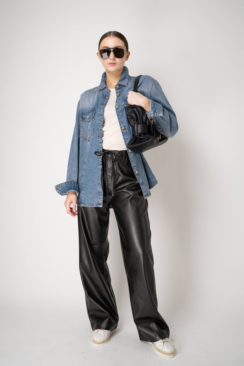 Rag & Bone Phoebe Faux Leather Pants in Black Vancouver. Shop Online or in Store.