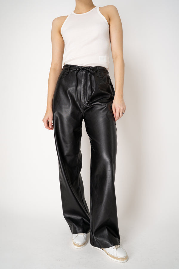 Rag & Bone Phoebe Faux Leather Pants in Black Vancouver. Shop Online or in Store.