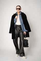 Rag & Bone Phoebe Faux Leather Pants in Black Vancouver. Shop Online or in Store.