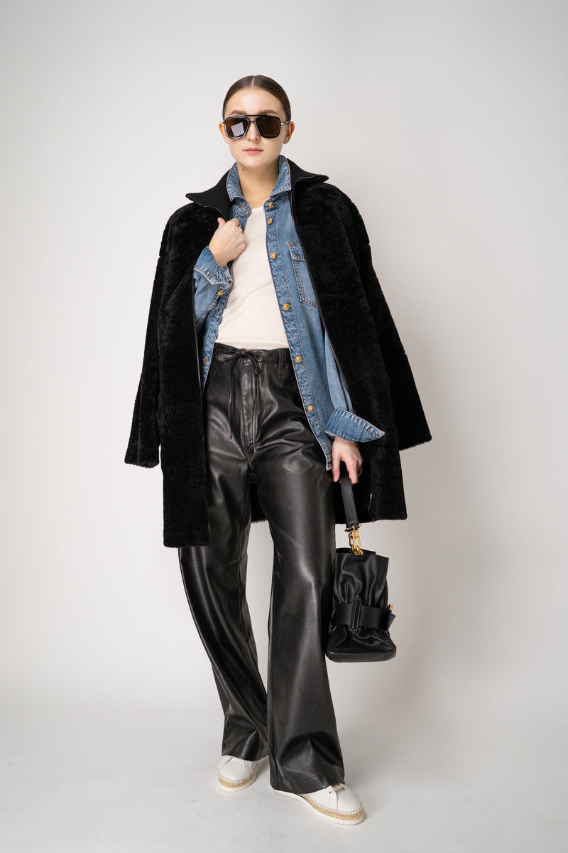 Rag & Bone Phoebe Faux Leather Pants in Black Vancouver. Shop Online or in Store.