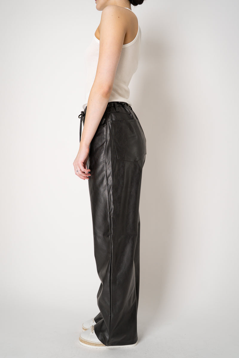 Rag & Bone Phoebe Faux Leather Pants in Black Vancouver. Shop Online or in Store.