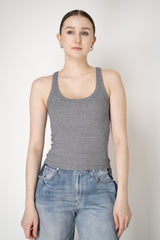 Rag & Bone Ribbed Tank Top in Heather Grey Vancouver. Shop Online or in Store.