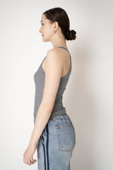 Rag & Bone Ribbed Tank Top in Heather Grey Vancouver. Shop Online or in Store.