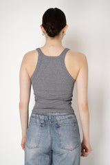 Rag & Bone Ribbed Tank Top in Heather Grey Vancouver. Shop Online or in Store.
