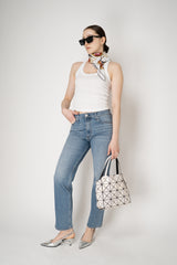 Rag & Bone Ribbed Tank Top in White Vancouver. Shop Online or in Store.