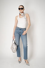 Rag & Bone Ribbed Tank Top in White Vancouver. Shop Online or in Store.