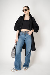 Rag & Bone Saige Relaxed Straight Boxer Jeans in Mid Blue Vancouver. Shop Online or in Store.