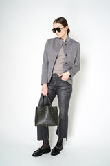 Rag & Bone Slade Plaid Tailored Blazer Military Jacket in Blue and Beige Vancouver. Shop Online or in Store. 