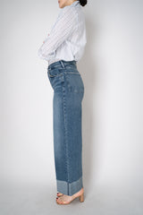 Rag & Bone "Sofie" Ankle-Length Wide-Leg Jeans with Turned Cuffs Vancouver. Shop Online or in Store