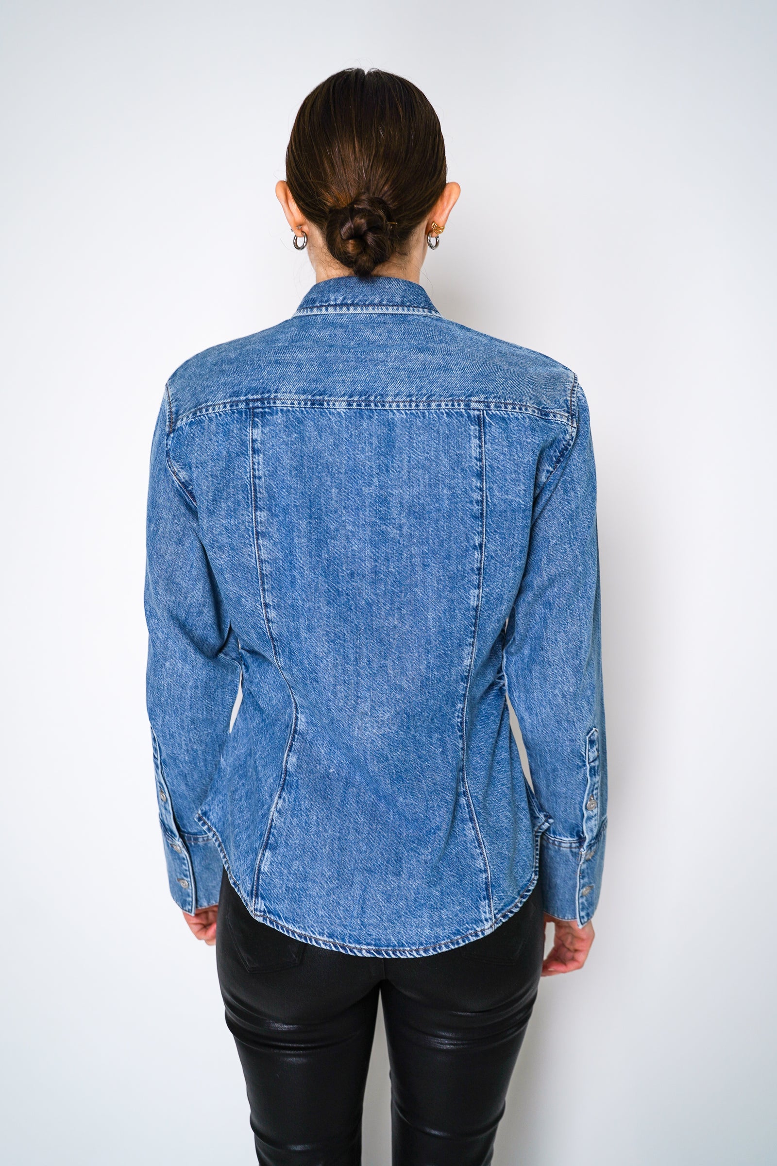 Rag & Bone Ultra Light Light Denim Leah Top – Ashia Mode