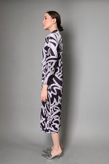 Pleats Please Issey Miyake SEEKER Coat in Light Purple Vancouver. Shop Online or in Store.
