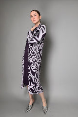 Pleats Please Issey Miyake SEEKER Coat in Light Purple- Ashia Mode- Vancouver, BC