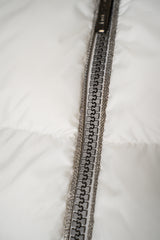 Tonet Goose Down Padded Hooded Vest in White Vancouver. Shop Online or in Store.