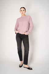 Tonet Knit Cashmere Pullover with Lurex Bracelets in Pink Vancouver. Shop Online or in Store.