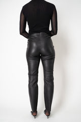 Weill Lamb Leather Leggings in Black Vancouver. Shop Online or in Store.