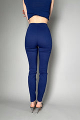 Annette Gortz Stretch Linen Skinny Pants in Royal Blue Vancouver. Shop Online or in Store.
