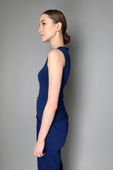 Annette Gortz Knitted Sleeveless Round Neck Top in Royal Blue