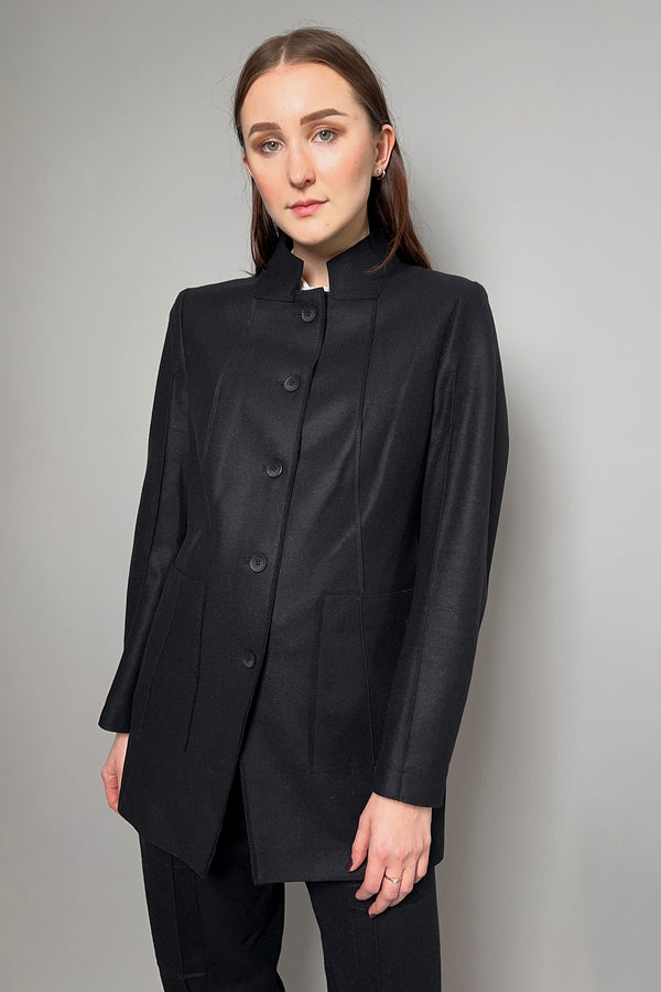 Annette Gortz Felted Wool Jacket in Black - Ashia Mode – Vancouver, BC