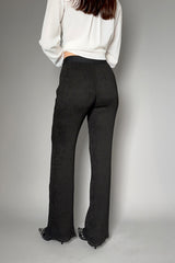 Annette Gortz Skinny Pleat Stretch Viscose Slim Pants in Black - Ashia Mode – Vancouver, BC