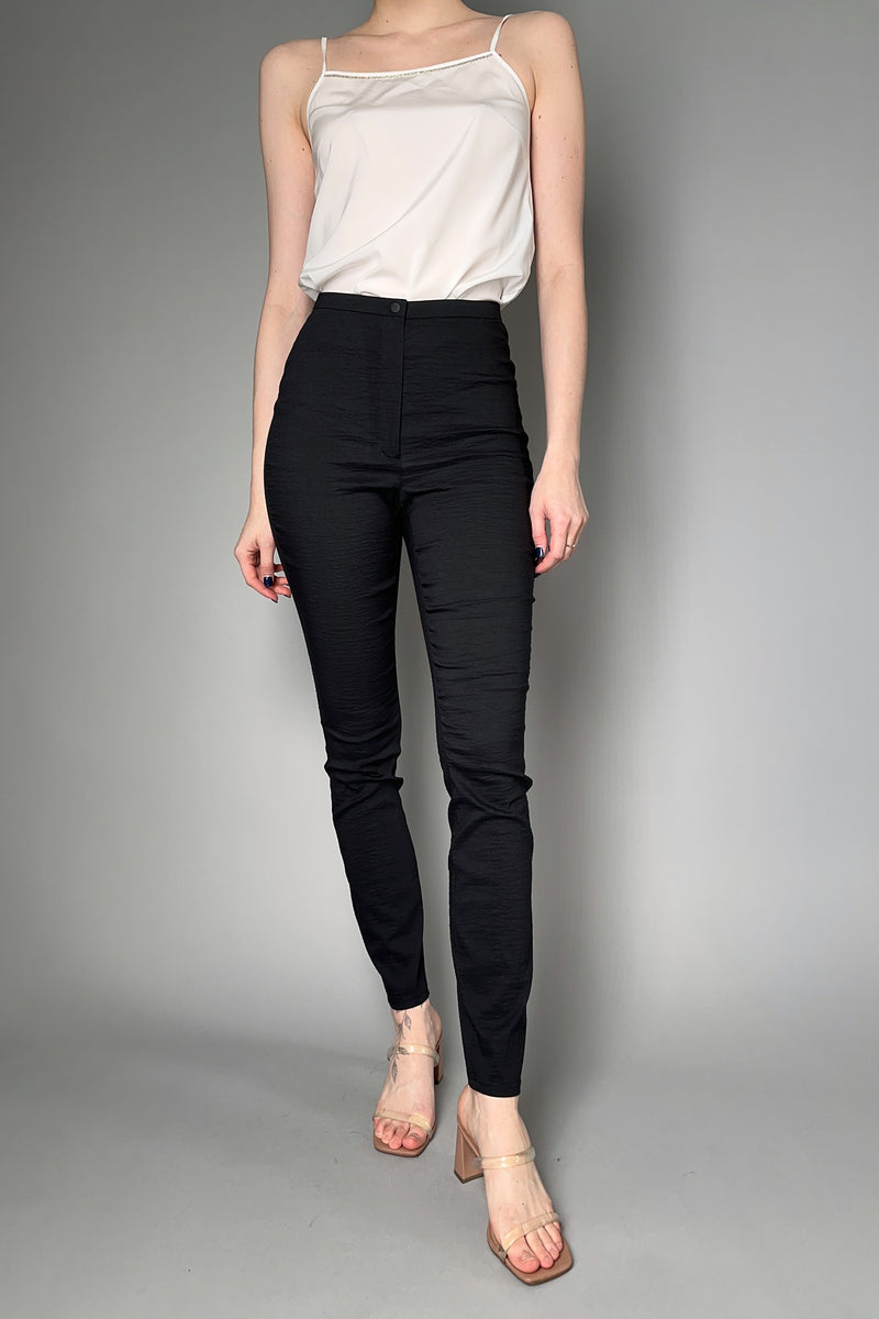 Annette Gortz Stretch Linen Skinny Pants in Black