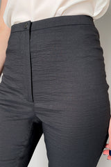 Annette Gortz Stretch Linen Skinny Pants in Black