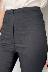 Annette Gortz Stretch Linen Skinny Pants in Black Vancouver. Shop Online or in Store.