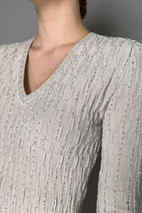 D. Exterior Knit Dress with Sequin Details in Clay Beige Vancouver. Shop Online or in Store.