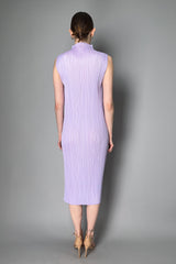 Pleats Please Issey Miyake Monthly Colors: April  Sleeveless Dress in Lavender