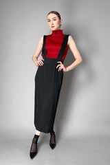 Pleats Please Issey Miyake New Colorful Basics Sleeveless Top in Red