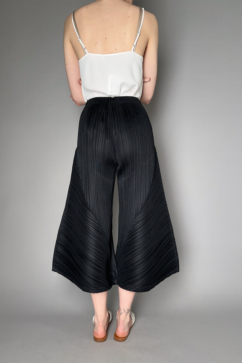Pleats Please Issey Miyake Thicker Bottoms 2 Trousers in Black