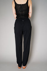 Lorena Antoniazzi Viscose Pull-On Pants in Black