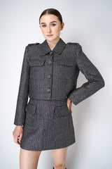 Self-Portrait Metallic Bouclé Jacket Vancouver. Shop Online or in Store.