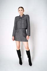 Self-Portrait Metallic Bouclé Jacket Vancouver. Shop Online or in Store.