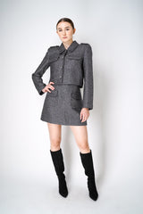 Self-Portrait Metallic Bouclé Jacket Vancouver. Shop Online or in Store.