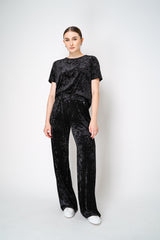 Herno Pull-On Style Velvet Pants in Black Vancouver. Shop Online or in Store.