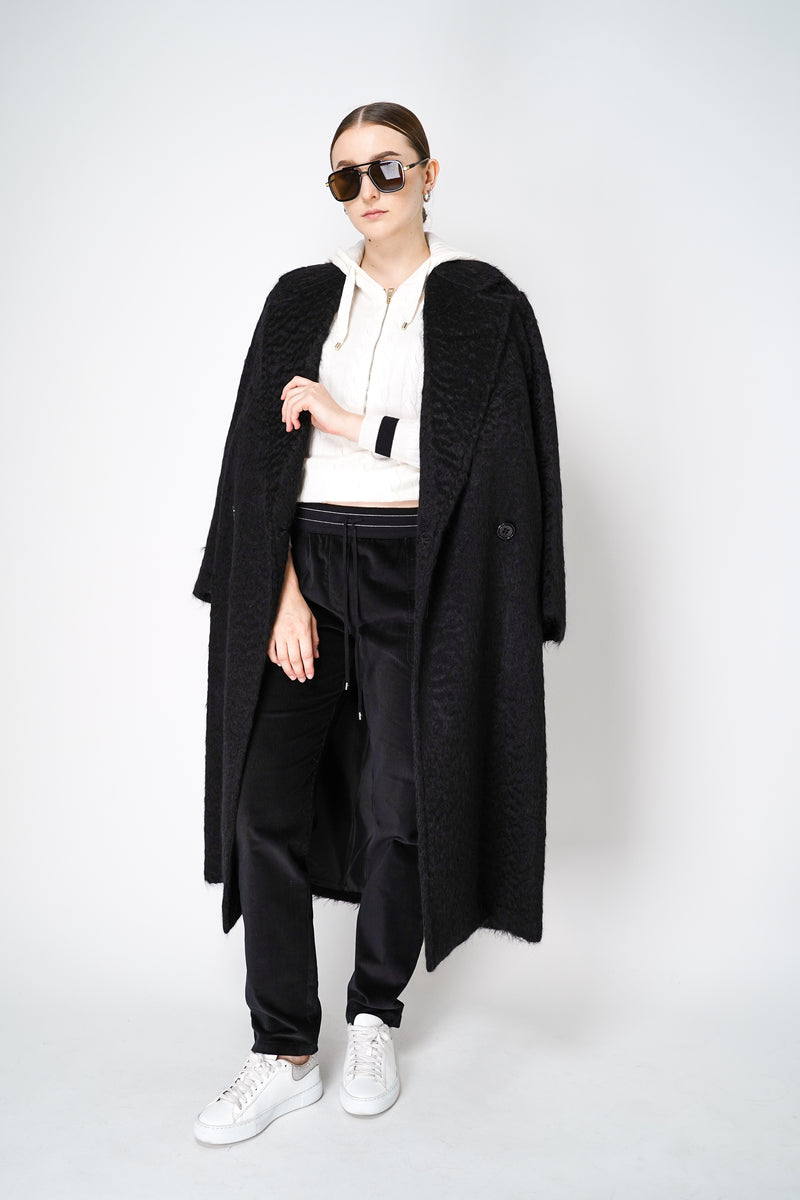 Lorena Antoniazzi Pull-On Style Corduroy Pants in Black Vancouver. Shop Online or in Store. 
