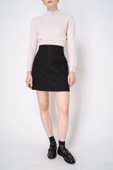 Lorena Antoniazzi Sequined Tweed Mini Skirt in Black Vancouver. Shop Online or in Store.