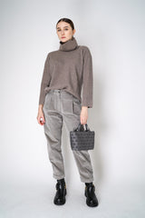 Tonet Pleated Corduroy Pants in Taupe Vancouver. Shop Online or in Store.