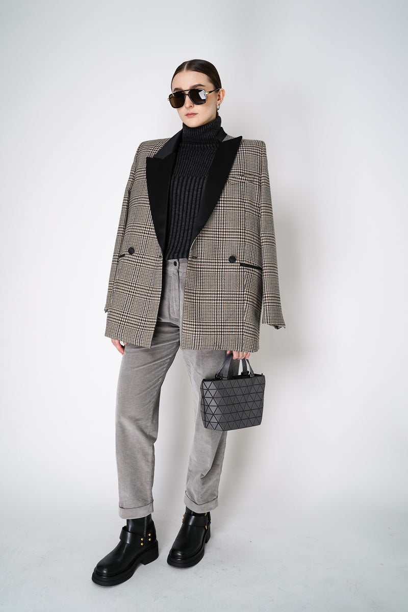Tonet Pleated Corduroy Pants in Taupe Vancouver. Shop Online or in Store.